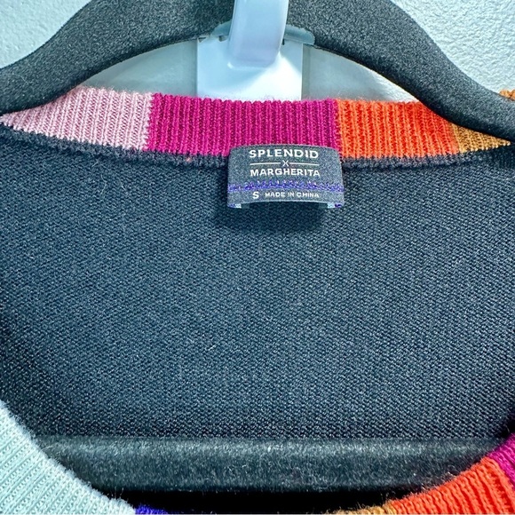 SPLENDID X Margherita Color-block Trim Long Sleeve Sweater - Picture 6 of 7